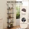 Wall Mounted Industrial Pipe Shelf 5 Tier Storage Rack for Home Use